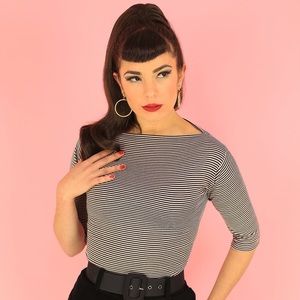 Original Bad Girl “JD” top -rockabilly